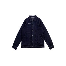 訂造黑灰色牛仔褸  設計繡花LOGO牛仔褸  銀色鈕扣設計 牛仔褸製衣廠  100%Cotton JN020 訂造黑灰色牛仔褸  設計繡花LOGO牛仔褸  銀色鈕扣設計 牛仔褸製衣廠  100%Cotton JN020